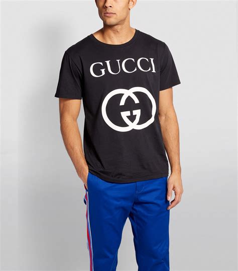 use gucci logo on shirt|Gucci logo shirt men.